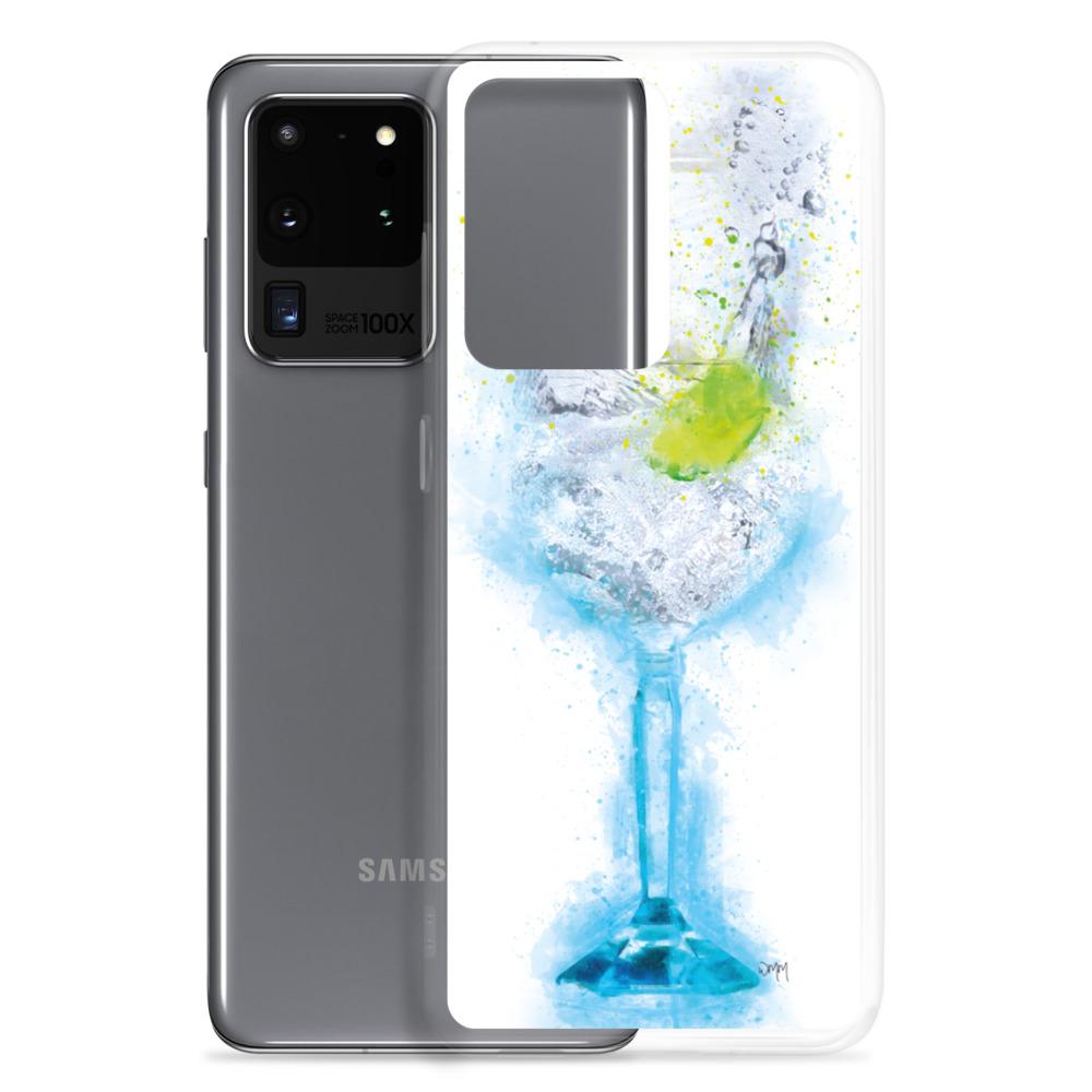 Samsung Gin and Tonic Glass Art Case Cover freeshipping - Woolly Mammoth Media