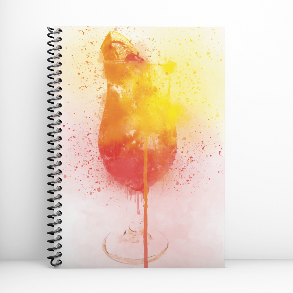 Sex on the Beach Cocktail Art Notebook freeshipping - Woolly Mammoth Media