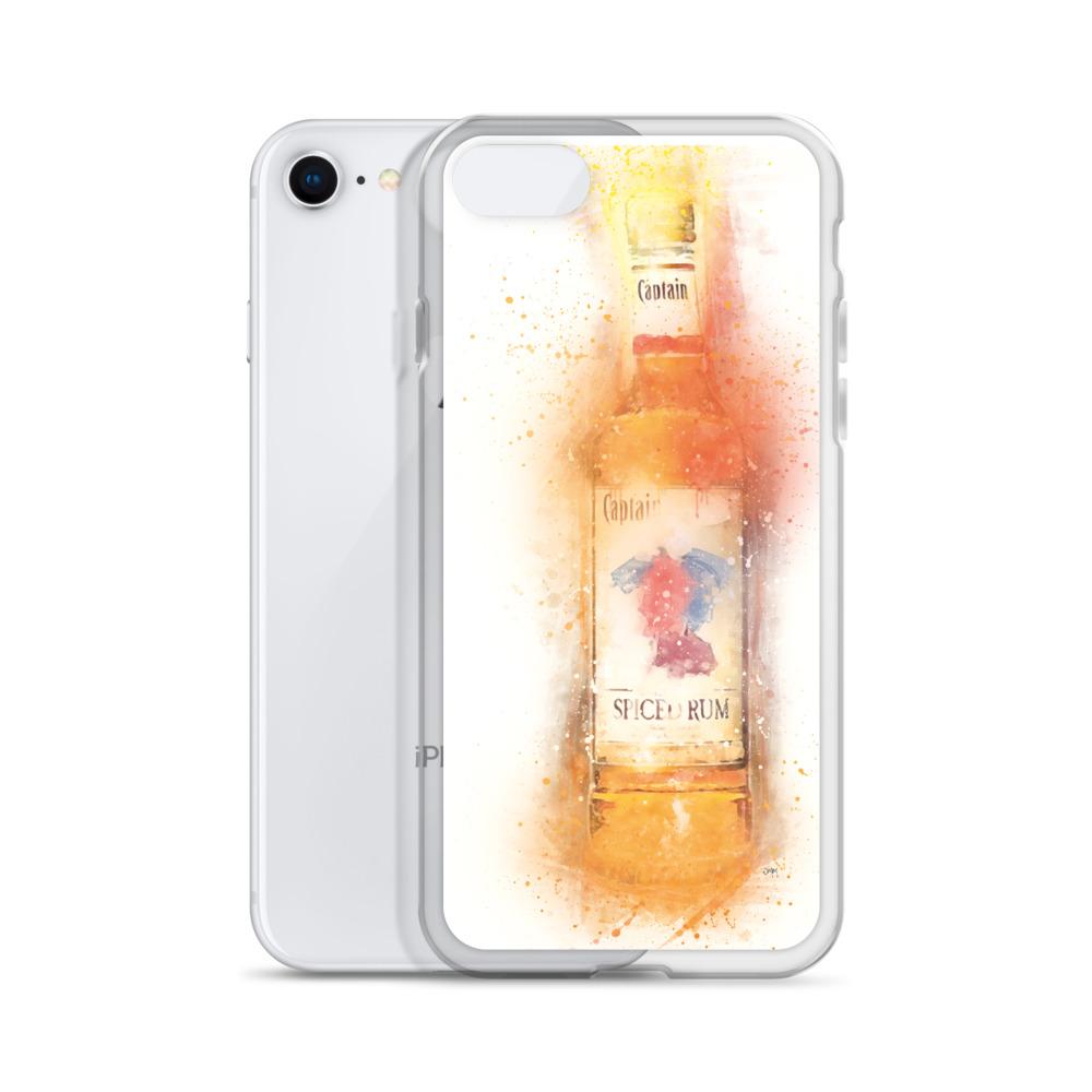 Spiced Rum Bottle iPhone Case Cover freeshipping - Woolly Mammoth Media