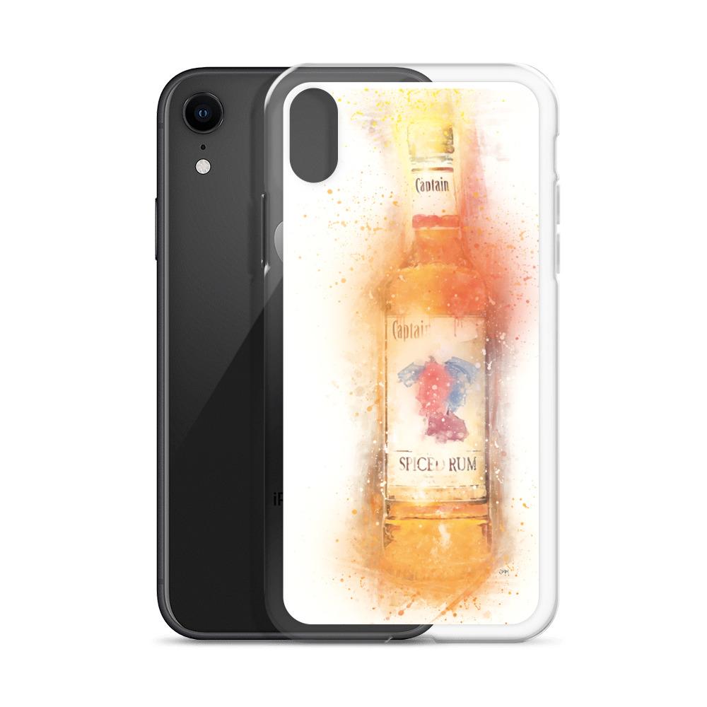 Spiced Rum Bottle iPhone Case Cover freeshipping - Woolly Mammoth Media