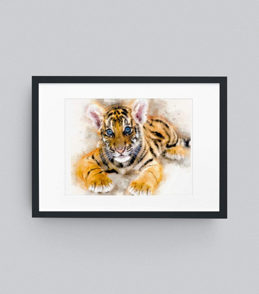 Tiger Animal Wall Art Print Artwork freeshipping - Woolly Mammoth Media